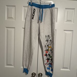 Disney Parks Women’s Mickey Lounge Pants Size Large